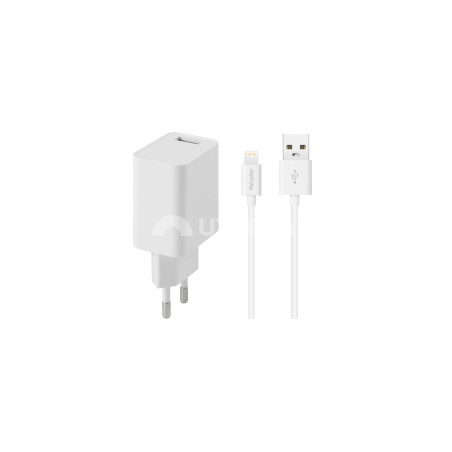 FAIRPLAY Pack Caricatore 12W + Cavo Lightning (Bianco) | Ricondizionato