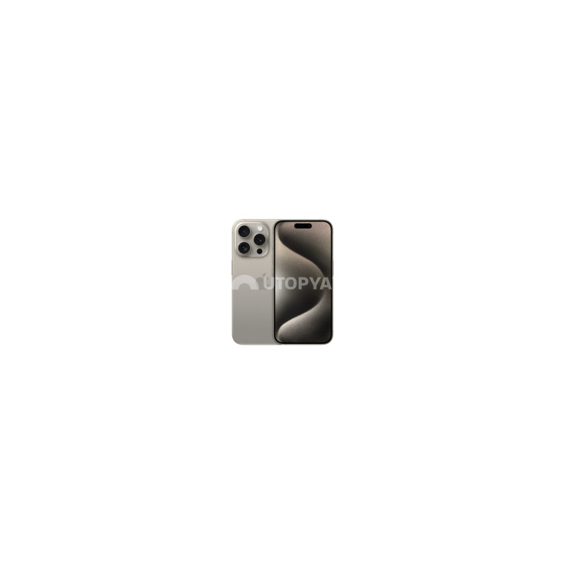 iPhone 15 Pro 128 GB (Titanio Naturale) (Grado A) (IVA del margine) (Ricondizionato)