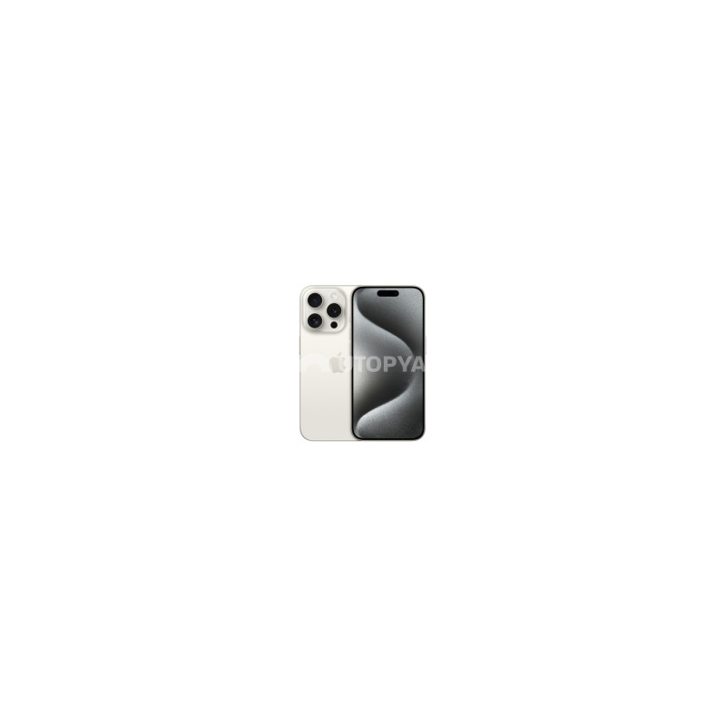 iPhone 15 Pro 128 GB (Titanio Bianco) (Grado A) (IVA del margine) (Ricondizionato)