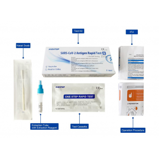 Test Rapido Tampone Fai Da Te SARS-COV-2 Covid 19 Test Antigenico Rapido CE