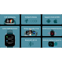 DOOGEE CS2 Orologio Smartwatch 1,69" Android/iOS IP69