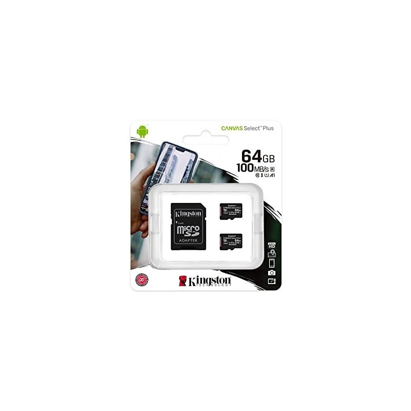 Micro Sd Card 64GB Kingston Classe 10