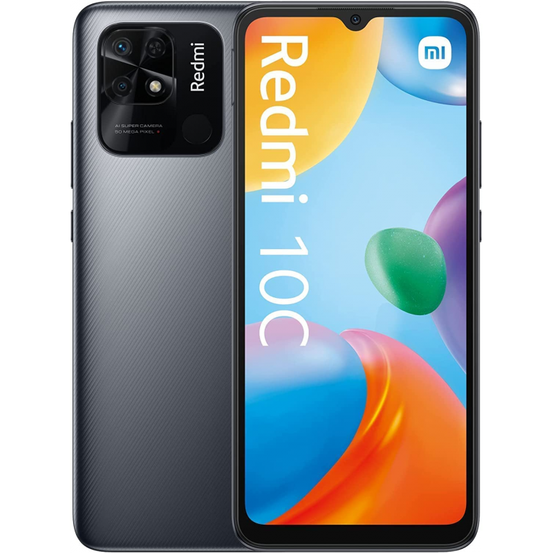 XIAOMI Redmi 10C 6,71" 4GB+64GB Fotocamera 50 MP Batteria 5000mAh NFC Dual SIM Android 11