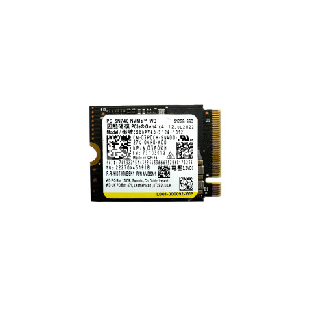 Western Digital SSD M2 NVMe (512 GB) (Ricondizionato)