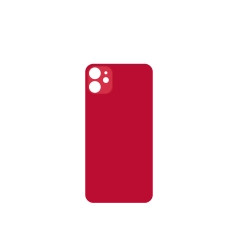 Vetro Scocca Posteriore Rosso iPhone 11 (Big Hole)