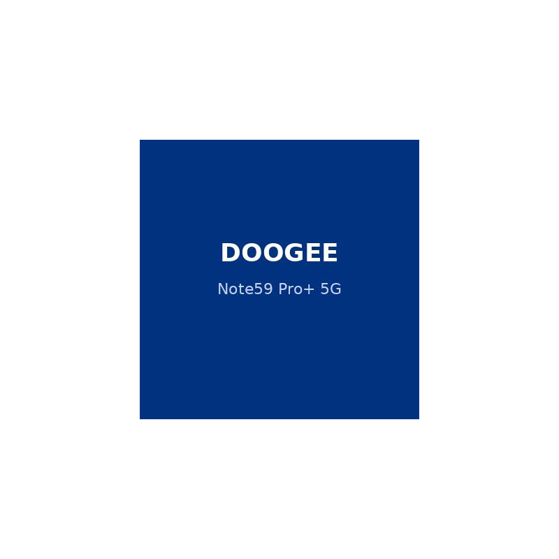 DOOGEE Note59 Pro+ 5G