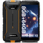 DOOGEE S41T Smartphone Rugged 5.5" 8GB + 64GB Batteria 6300mAh NFC Android 13 Dual SIM