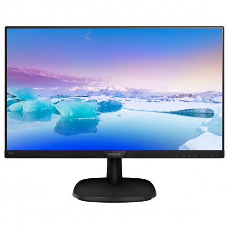 Monitor 23,8'' IPS - PHILIPS 243V7QDSB - FHD 16:9 4ms 75Hz 250nits - VGA + HDMI + DVI VESA