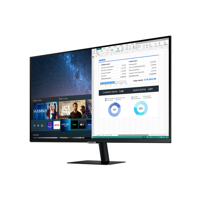 Monitor 27'' mobile - Samsung M5 M50A - FHD 16:9 60Hz 8ms 250cd/m2 - HDMI + USB + Bluetooth