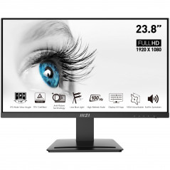 Monitor 23,8'' IPS - MSI PRO MP243X - nero - FHD 100Hz 1ms 16:9 - HDMI + DisplayPort MM