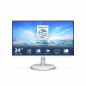 Monitor 23,6'' VA - PHILIPS 241V8AW/00 - bianco - FHD 16:9 75Hz 4ms - VGA + HDMI