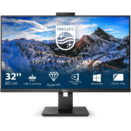 Monitor 32'' IPS - Philips 326P1H/00 - 2K QHD 75Hz 4ms 16:9 - HDMI + DisplayPort + USB C 3.1 - PIVOT