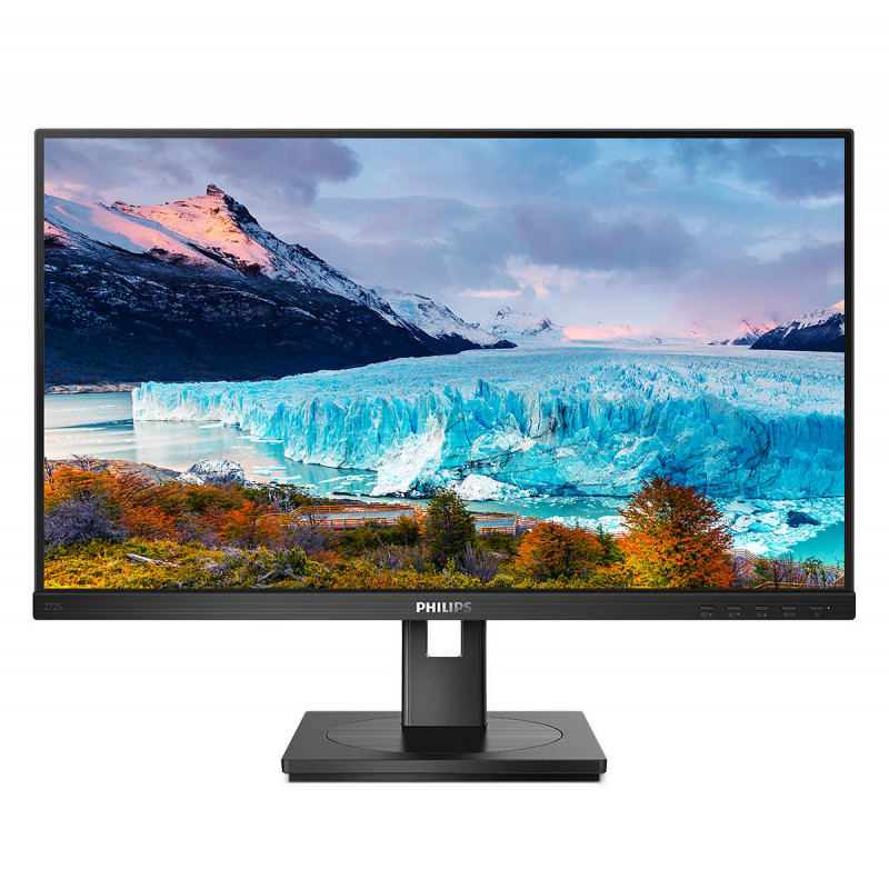 Monitor 27'' IPS - PHILIPS 272S1M/00 - FHD 16:9 4ms 75Hz - VGA + DVI + DisplayPort + HDMI + USB - PIVOT regolazione altezza