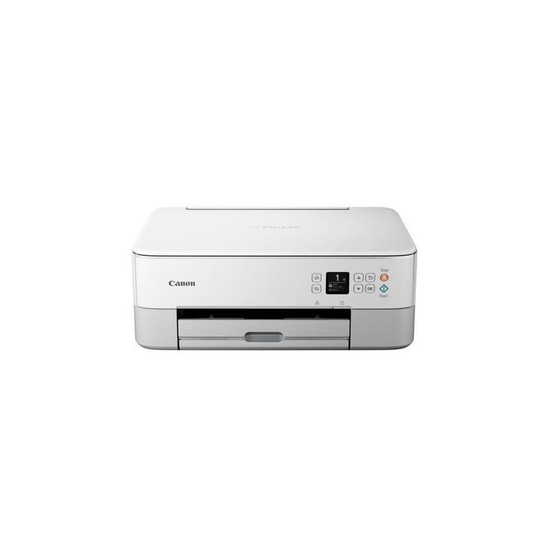 Stampante inkjet colori - CANON PIXMA TS5351A - bianca - WiFi + USB + LAN - scanner + 13ppm + A4 + 2 cartucce