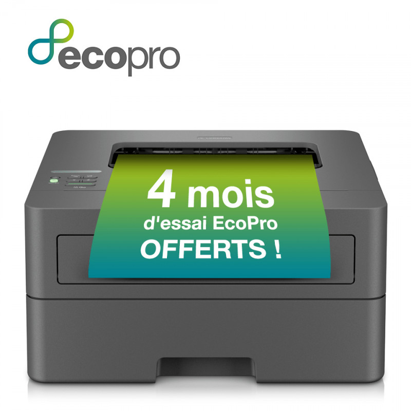 Stampante laser toner - BROTHER ecopro HLL2400DWE - WiFi + USB - A4 + 30ppm + toner nero