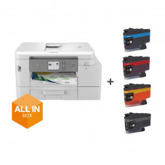 Stampante inkjet a colori - Brother MFCJ4540DWXL - WiFi + USB + FAX - scanner + A4 + 20PPM + 4 cartucce