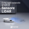 ASPIRAPOLVERE ROBOT RE4PLUS ASPIRA E LAVA CON SERBATOIO BIANCO