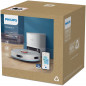 Philips Serie 2000 - XU2100/20 bianco - ASPIRAPOLVERE ROBOT - Aspira e lava - con base di ricarica e svuotamento + APP