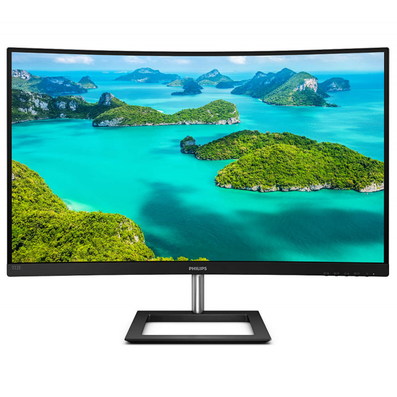 Monitor 31.5'' VA curved - PHILIPS 322E1C/00 - FHD 16:9 75Hz 4ms 250nits - HDMI + DisplayPort + VGA Monitor 31.5'' VA curved - PHILIPS 322E1C/00 - FHD 16:9 75Hz 4ms 250nits - HDMI + DisplayPort + VGA