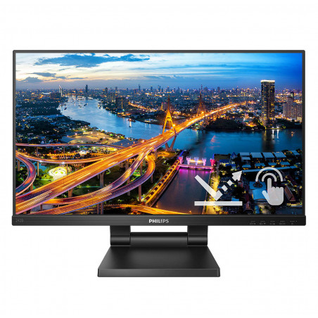 Monitor 23.8'' IPS TOUCHSCREEN - Philips 242B1TC/00 - FHD 16:9 75Hz 4ms 250nits - HDMI + USB + USB C + VGA + DP