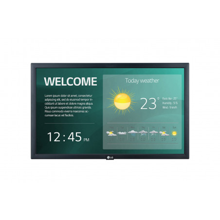 Monitor 21.5'' IPS - LG 22SM3G-B - FHD 16:9 60Hz 250nits - 2xHDMI + USB + LAN + WiFi