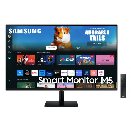 Monitor 27'' IPS - Samsung Smart Monitor M5 - M50D da - FHD 16:9 60Hz 250nits 4ms - 2xHDMI + USB + BLTTH + WiFi