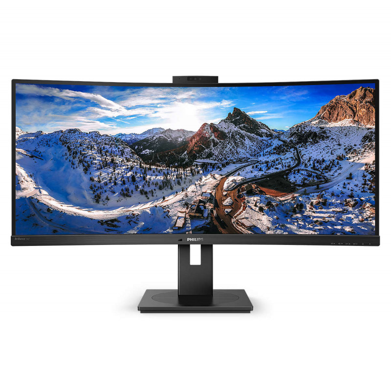 Monitor 34'' VA CURVO - Philips P Line 346P1CRH/00 - WQHD 21:9 500nits 4ms 100Hz - HDMI + DP + USB C + USB Monitor 34'' VA CURVO - Philips P Line 346P1CRH/00 - WQHD 21:9 500nits 4ms 100Hz - HDMI + DP + USB C + USB
