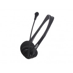 CUFFIA C/MICROFONO USB BK AGILE ADJ