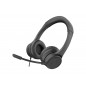 CUFFIA C/MICROFONO USB RING BK CON CONTROLLER VOLUME SU CAVO