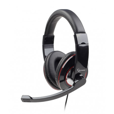 Cuffia - TECHMADE Gembird MHS-001 - Jack 3,5mm con microfono - cavo 1,8 m