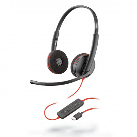 Cuffia - POLY Blackwire 3220 - USB-C + USB-A con microfono