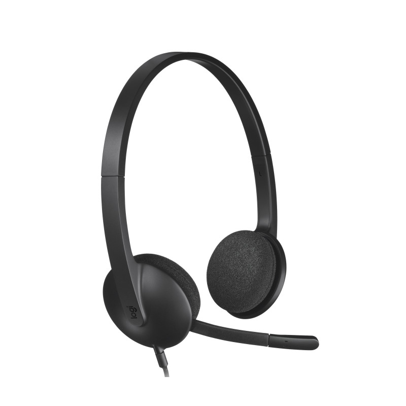 CUFFIA H340 LOGITECH USB BLACK