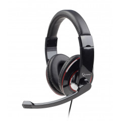 CUFFIA C/MICROFONO 3,5MM STEREO TEC HMADE GEMBIRD CAVO 1,8MT