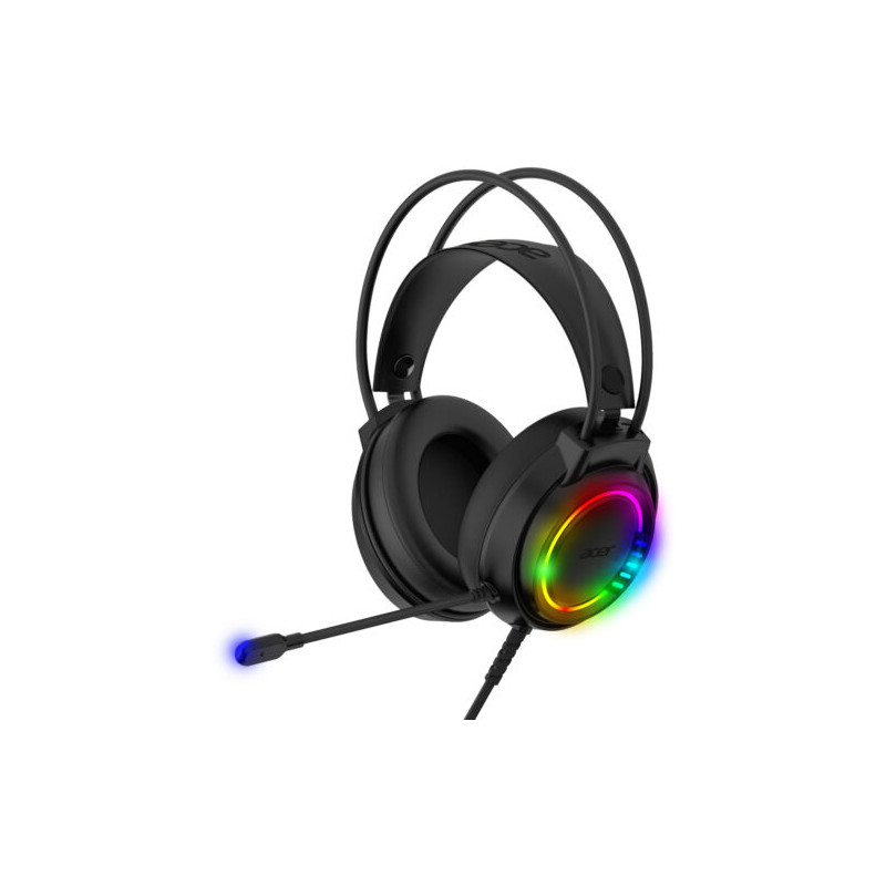 CUFFIA C/MICROFONO USB GAMING ACER GH1600 LED