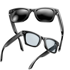 Wow Store Occhiali Smart con Fotocamera Bluetooth, Registrazione Foto Video Audio, Funzione Anti Luce Blu, Occhiali da Sole