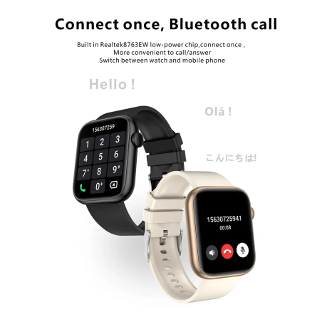 CS3 Orologio 10 Smart Watch Chiamata BT NFC Sempre su display GPS per iPhone e Android
