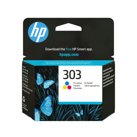 Cartuccia originale Stampante HP INC - 303 TRICOLORE - T6N01AE CMY ENVY 6230/7830/7130