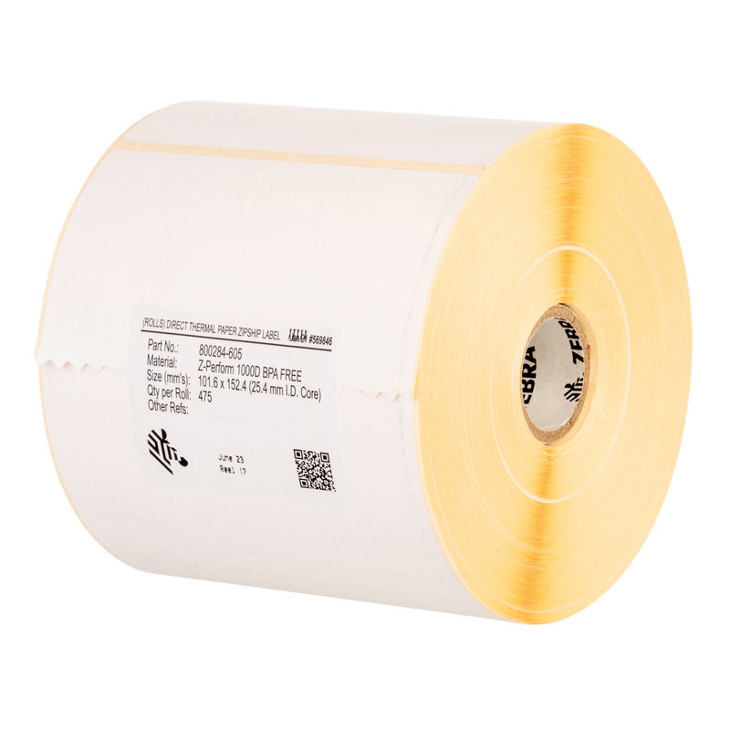 Cartuccia compatibile Zebra stampanti termiche per Stampante Etichette stampa termica - ETICHETTE - ZEBRA Z-PERFORM CONF 4PZ 105