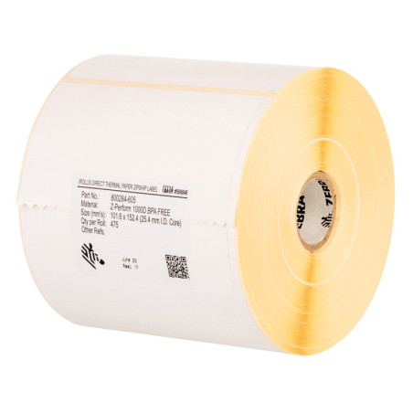 Cartuccia compatibile Zebra stampanti termiche per Stampante Etichette stampa termica - ETICHETTE - ZEBRA Z-PERFORM CONF 4PZ 105
