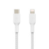 BELKIN Cavo Intrecciato USB-C a Lightning 2m (Bianco)
