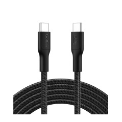 BELKIN Cavo Intrecciato PCR USB-C a USB-C 240W 2.0 3m (Nero)