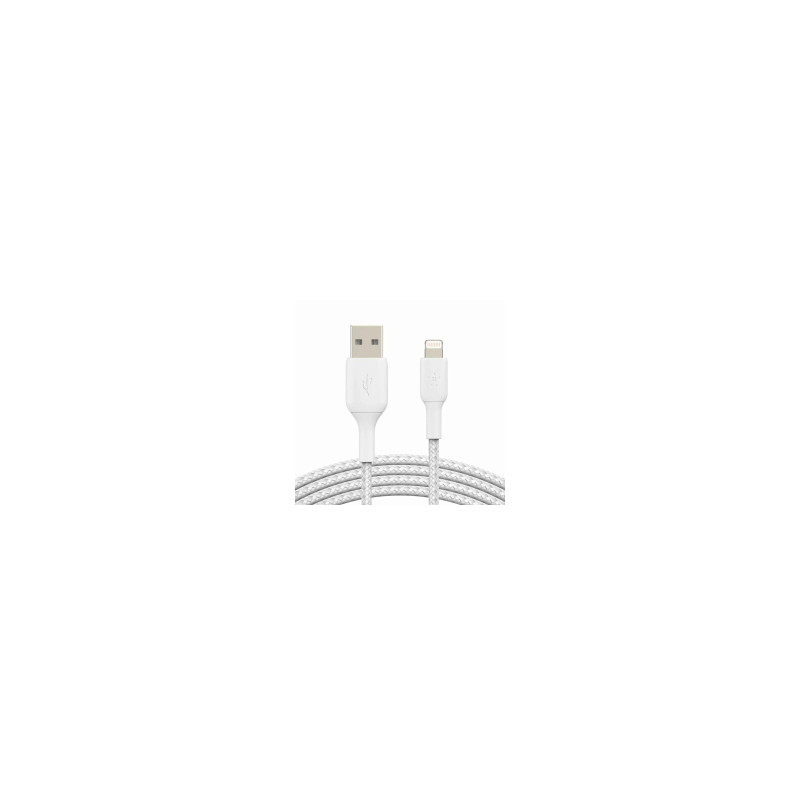 BELKIN Cavo Intrecciato Lightning 0,15m (Bianco)