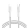 BELKIN Cavo Intrecciato PCR USB-C a USB-C 240W 2.0 2m (Bianco)