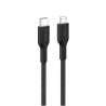 BELKIN Cavo Intrecciato PCR USB-C a Micro-USB 2.0 1m (Nero)