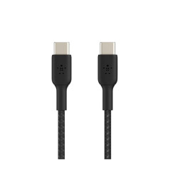 BELKIN Cavo Intrecciato USB-C a USB-C 0,15m (Nero)