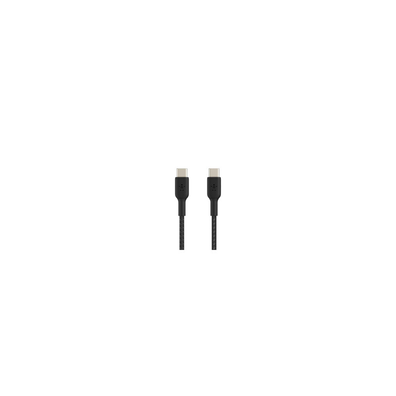 BELKIN Cavo Intrecciato USB-C a USB-C 0,15m (Nero)