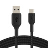 BELKIN Cavo Intrecciato USB-C 1m (Nero)