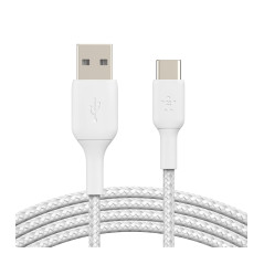 BELKIN Cavo Intrecciato USB-C 0,15m (Bianco)