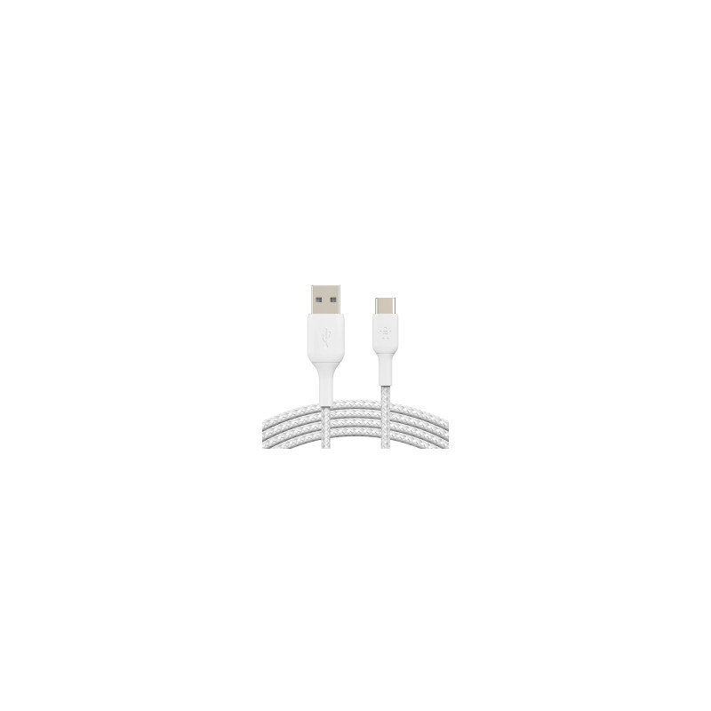 BELKIN Cavo Intrecciato USB-C 0,15m (Bianco)