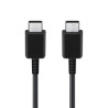 SAMSUNG Cavo 25W USB-C verso USB-C 1,8m (Nero) (Bulk)